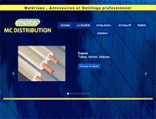 Tablet Screenshot of mc-distribution.fr